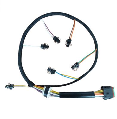 China CAT Excavator 330C 6 Diesel Injector Wiring Harness For CAT Caterpillar 3126 3126B 3126E C9 C7 C15 for sale