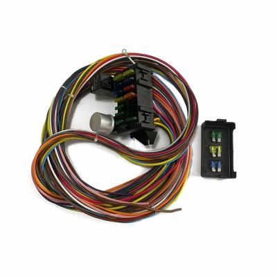 China 12 Circuit Hot Rod Vintage Car Electronic Wiring Harness For Classic Car for sale