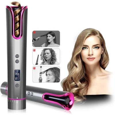 China Professional Portable Wireless Auto Curling Usb Automatic Hair Curler for sale