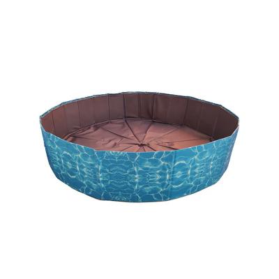 China Factory Wholesale Sustainable Large Foldable Dog Pool Above Ground Pet Pool for sale