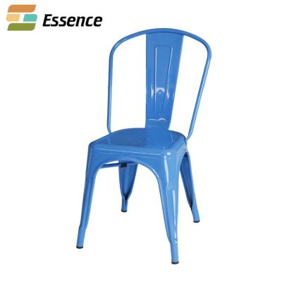 China Industrial Antique Iron Stackable Restaurant/Bar/Dining Vintage Industrial Style Tolix Metal Dinning Chair for sale