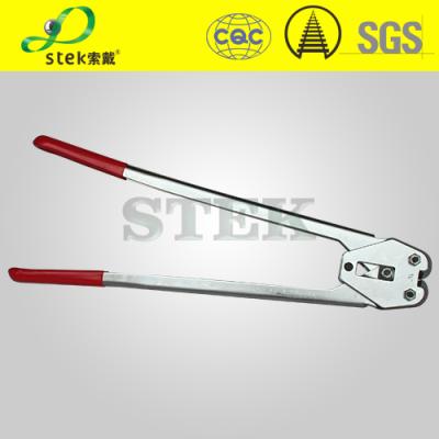 China Factory Manufacture Plastic Strap Tying Tool Manual Heavy Duty PET Tying Sealer Stainless Steel Sealer for sale