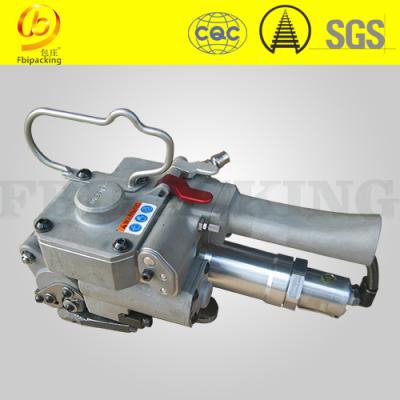 China pneumatic food strapping machine, packing machine for plastic strap for sale