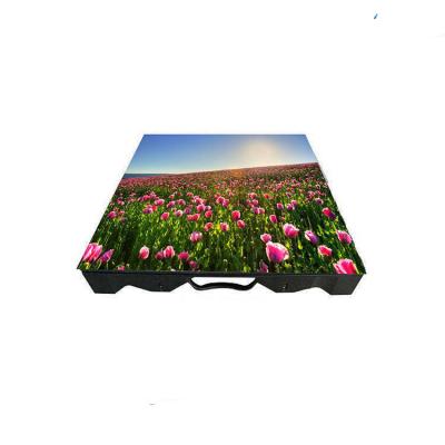 China P3.91 P5.2 P6.25 P8.928 indoor full color indoor mall dance game floor tiles video display led stage performance floor screen for sale