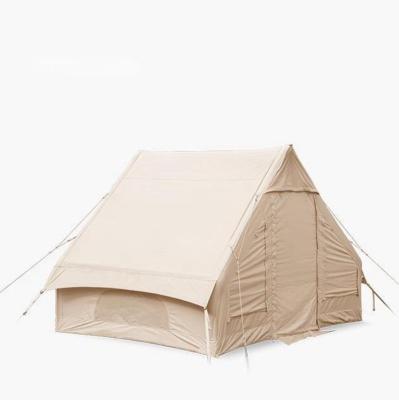 China Outdoor Inflatable Folding Storage Color Family Tent Inflatable Camping Tent Large Storage Khaki Tent for sale