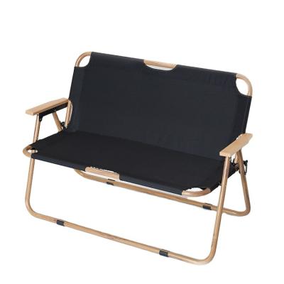 China Factory direct sales modern double metal portable aluminum folding chair WB03 for sale