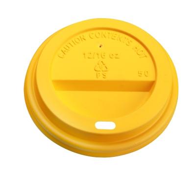 China Biodegradable Take Away Disposable Plastic Coffee Cup Lid Use Hot Cold Drinks Coffee Cups Cover Lid PP/PS For Cup for sale