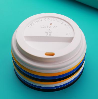 China Biodegradable Disposable 90mm Plastic Lid Cup Cover Universal Coffee Cup Lid for sale