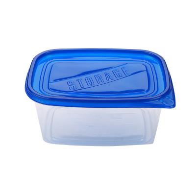 China Eco-friendly square crisper plastic food storage container microwave pp food storage container freshness preservation vacuum food storage box for sale