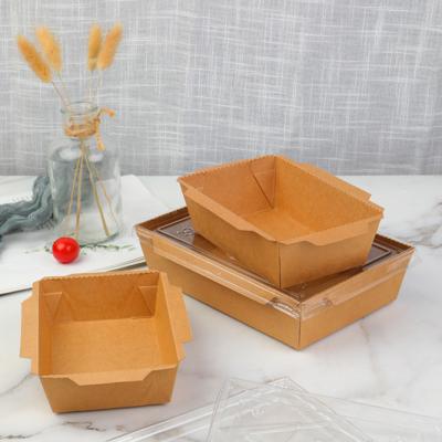 China Biodegradable Disposable Disposable Food Container Take Away Paper Boxes Food Packaging Paper Box for sale