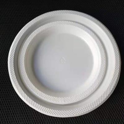 China Customized Packaging 9 Inch Pla Eco-friendly Plate for sale