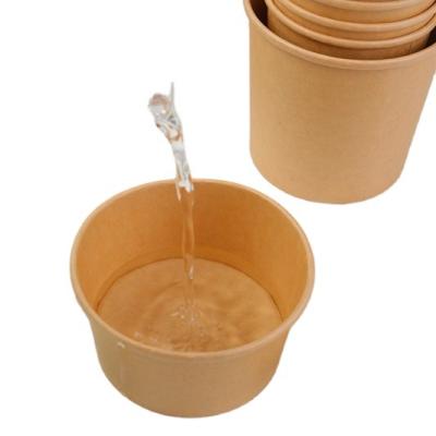 China Customized Packaging Thick Disposable Soup Bucket Wrapping Paper Bowl Soup Bowl Soup Cup for sale