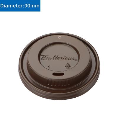 China Non Spill Disposable Plastic Coffee Drink Cup Lids for sale