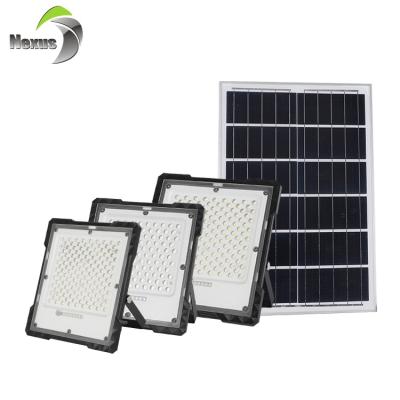 China Garden High Lumen ABS IP67 SMD3030 Lamp Waterproof Outdoor Solar Body 50W 100W 150W LED Flood Light for sale