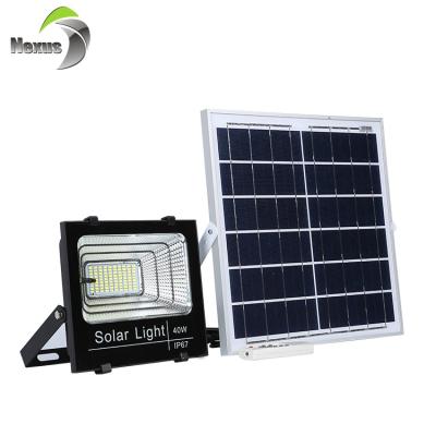 China Sports Stadiums IP66 10w 25w 40w 60w Outdoor Waterproof Garden Security Led Solar Collector Flood Light Price for sale