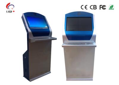 China 22 Inch Touch Screen Self Service Information Kiosk Equipment With Webcam for sale