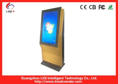 China 42 Inch Wifi LCD Advertising Free Standing 6 Points Touch Screen Digital Kiosk for sale