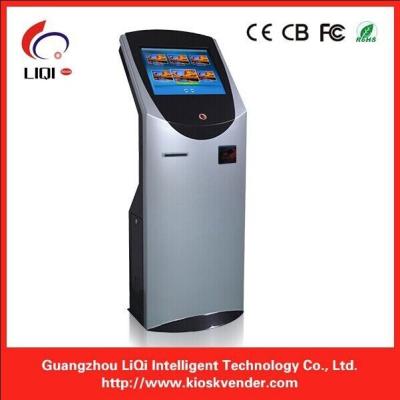 China Cashless Self Service Payment Terminal With 19 Inch Infrared Touch Screen for sale