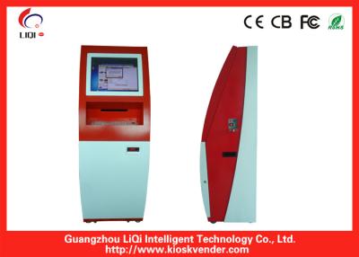 China Rugged 17 Inch Self Service Payment Kiosk Cash Payment Kiosk Freestanding for sale