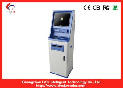 China Hospital Safety Self Service Payment Kiosk Stand With EPP , A4 Printer for sale