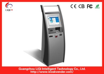 China Steel Self Service Payment Terminal Kiosk Ergonomically For Government for sale