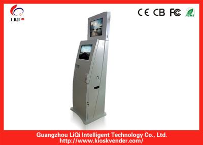 China Dual Screen 17inch Interactive Multimedia Payment Kiosk With Advertising Player for sale