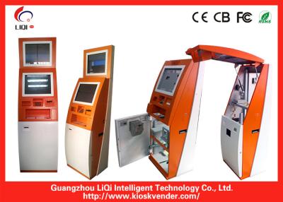 China Shopping Mall Freestanding Self Service Payment Terminal With Advertising Monitor for sale