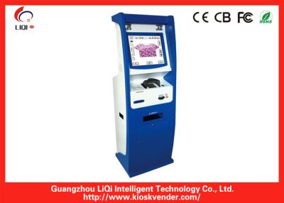 China High Transparence Steel ATM Kiosk Terminal , Advertising Touch Screen Kiosk for sale