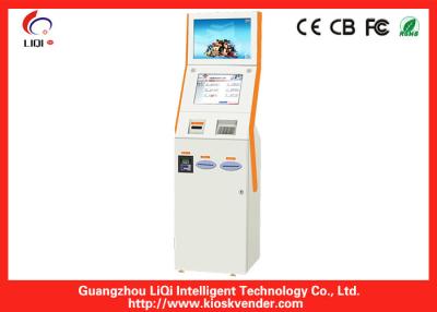 China Hospital Dual Screen ATM Kiosk With Advertising Display , Vending Machine Kiosk for sale