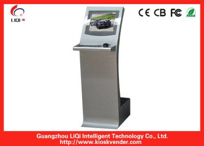 China Multifunction Self Service Information Kiosk / Freestanding Card Payment Kiosk for sale