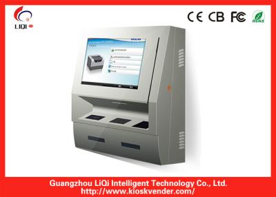 China Intelligent Wall Mounted Kiosk / Interactive Information Kiosk For Hospital for sale