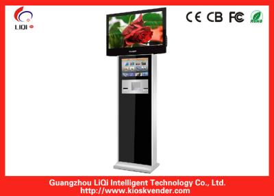 China LED Dual Screen Interactive Touch Screen Kiosk / Digital Signature Kiosk for sale