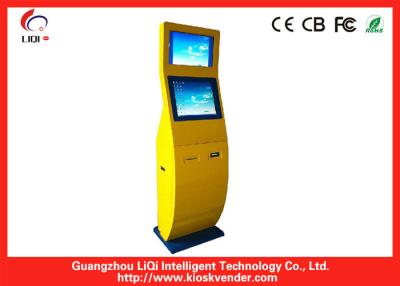 China High Transparence Dual Screen Kiosk Interactive With POS System , Self-service for sale