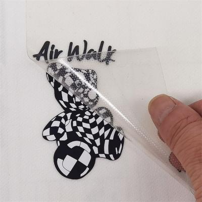 China Custom Design 3D Apparel Brand Logo Print Label High Quality Silicone Heat Transfer Personal Care Label For Clothing for sale