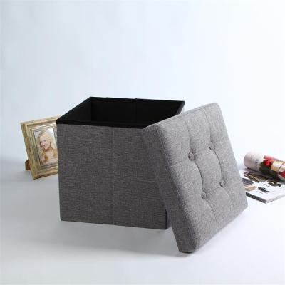 China Sustainable Popular Storage Boxes And Bins Customized Foldable Stackable Fabric Storage Cubes for sale