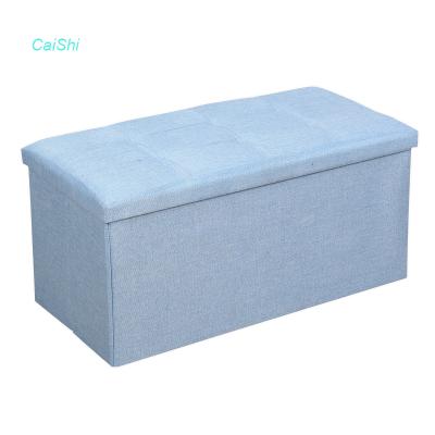 China Sustainable Modern Fashion Living Furniture Fabric Customized Home Folding Storage Boxes And Bins for sale