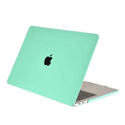 China Logo Cut Solid Candy Color Retina MacBook Pro 12 Inch Case With Logo Cut Hole for sale