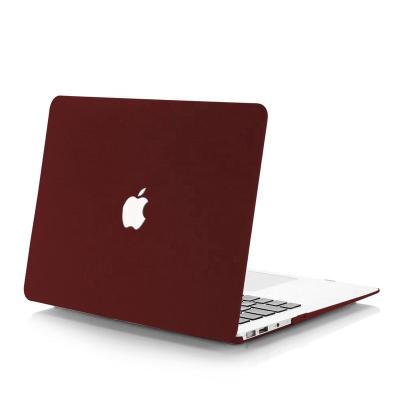 China Logo Cut Custom Quicksand Hard Laptop Case Cover for MacBook Air Retina 11 12 inch for sale