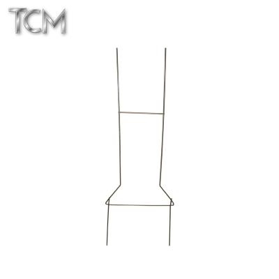 China Bulk current cheap plastic sign holder coroplast sign stage sign holder h frame wire stake factory in china for sale