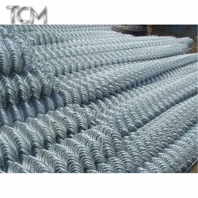 China Customized ECO-FRIENDLY Plastic Coated Used Chain Link Mesh Fence for sale