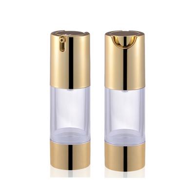 China ronda Matte Airless Empty Serum Bottle plástico del claro de 20ml 10ml con la bomba en venta