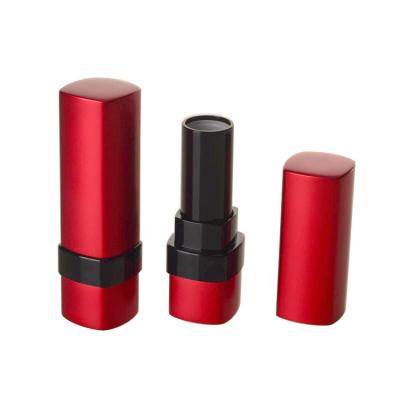 Chine Tube carré en aluminium vide brillant rouge à la mode du rouge à lèvres 3.8g à vendre