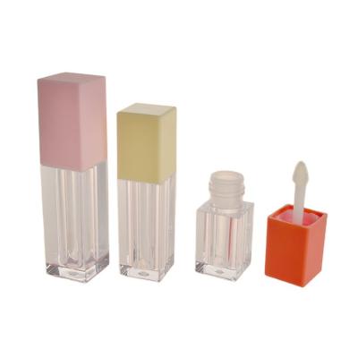 China van de de Lipglossbuis van 2ml 3ml 4ml de Transparante PETG Containers van de het Vierkantslipgloss Te koop