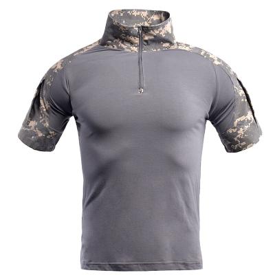 China Outdoor Sports Breathable Military Frog Suits Tactical Shortsleeve Frog Style T-shirt for sale