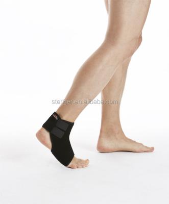 China Adjustable Elasticity Breathable Open Ankle Protector Adjustable Adhesive can be adjusted to size for more fitting ankle protection for sale