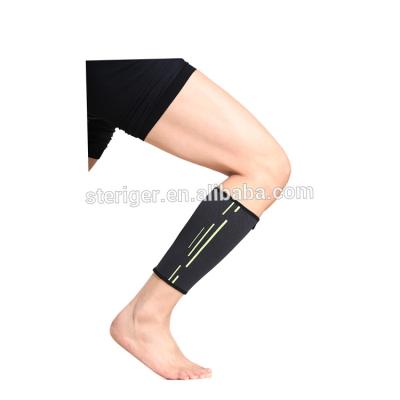 China Adjustable Adjustable Soccer Shin Guard Compression Calf Sleeves for sale