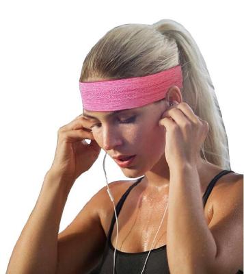 China Universal fashionable sweatband, sports head on the head, breathable sweat absorption, outdoor fitness recycling, beautiful for sale