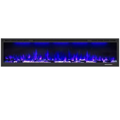 China Hotel Luxstar 42 Inch Indoor Heaters Recessed And Mounted Electric Fireplace With Remote Control And Touch Screen for sale