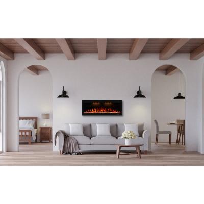 China Hotel Luxstar 50 Inch Home Heaters Built In The Wall With Realistic 3D Smoke Effect for sale