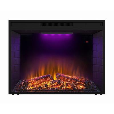 China New Luxstar Modern Luxury Electric Fireplace Insert, 33 Inches High Quality Fireplace Heaters, Craft Stove Fireplace Insert Glass for sale